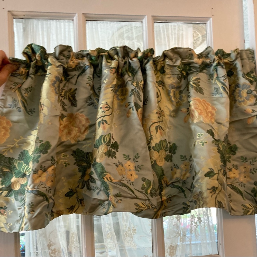 Window Valances. (2) Each measuring 51” W x 18” H